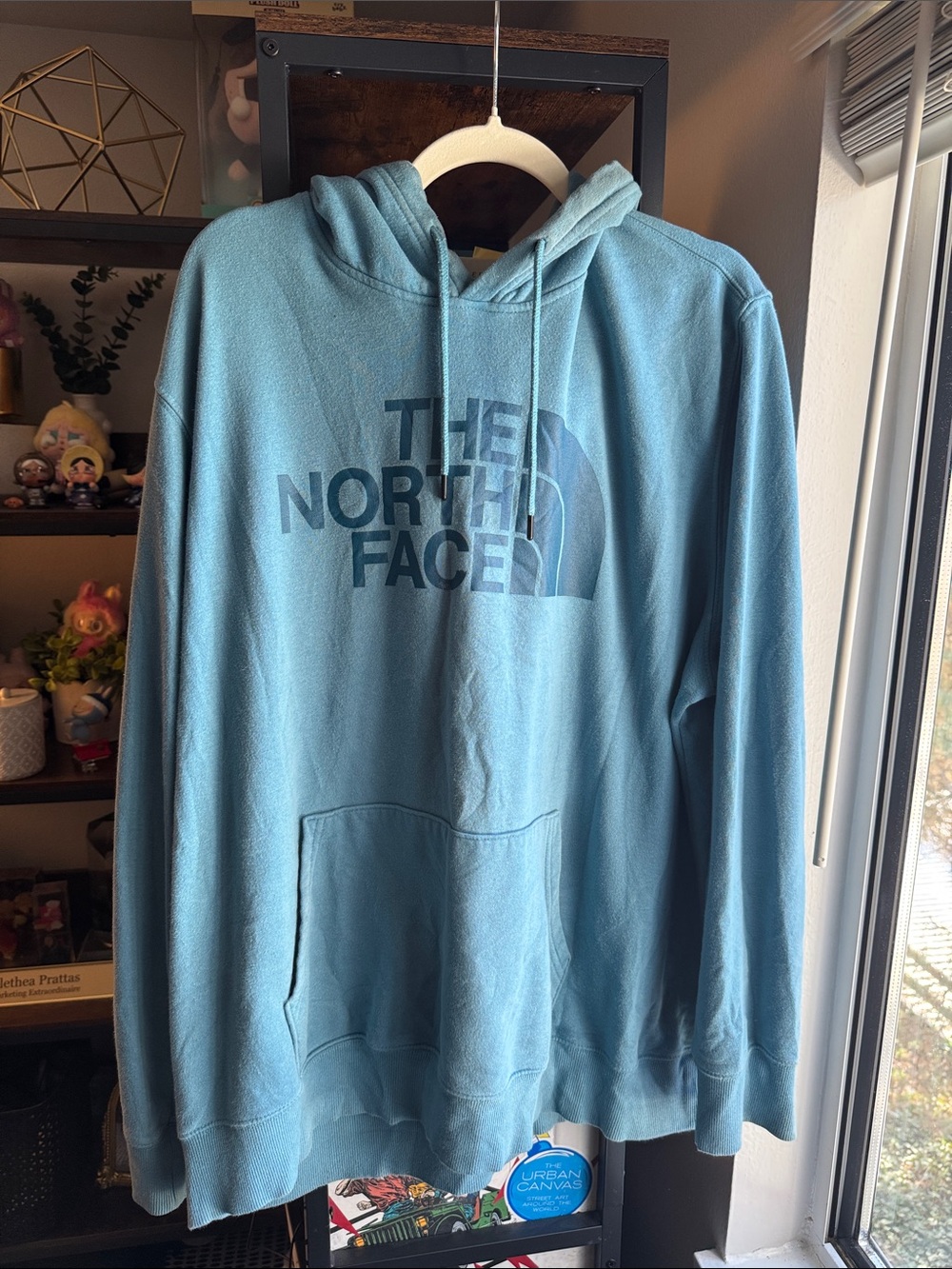 The North Face Teal Blue Pullover Hoodie